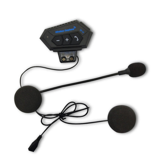 BT12 Motorcycle Helmet Bluetooth Headset – Wireless Intercom & Music