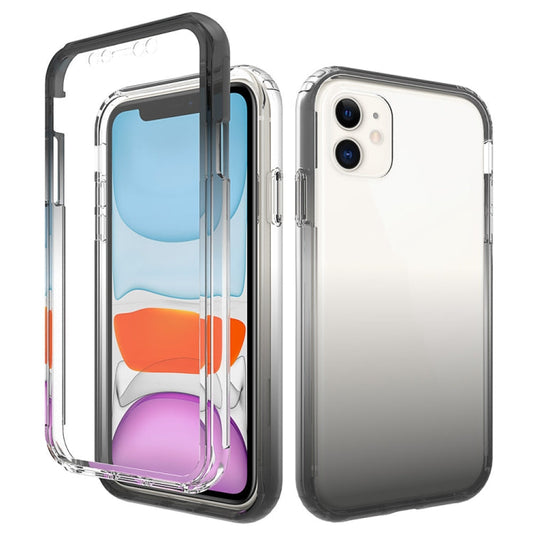 Funda protectora a prueba de golpes de PC+TPU con cambio gradual de dos colores de alta transparencia, colores caramelo, para iPhone 11, para iPhone 11 Pro, para iPhone 11 Pro Max, para iPhone SE 2022 / SE 2020 / 8 / 7, para iPhone 6 Plus / 6s Plus