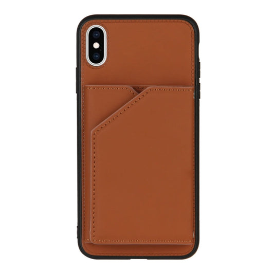 Funda tipo cartera de piel sintética a prueba de golpes con ranuras para tarjetas, soporte y marco de fotos para iPhone