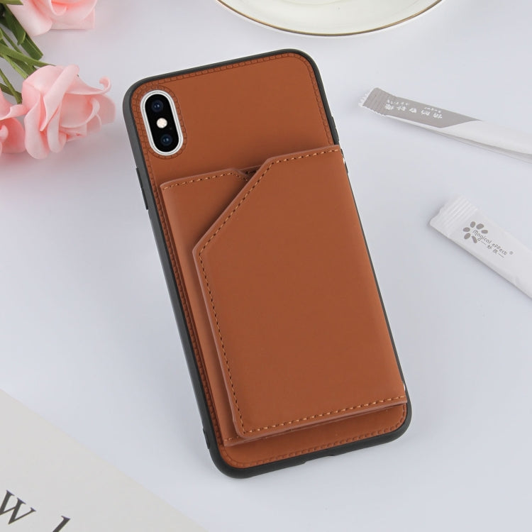 iPhone Flip Case with Card Slots, Stand & Photo Frame - Shockproof PU Leather
