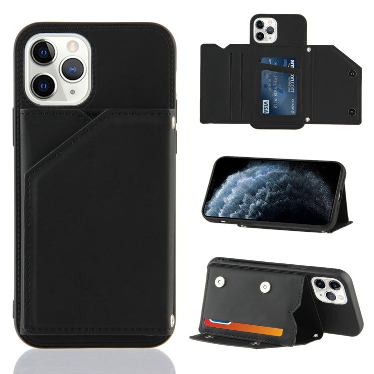 iPhone Flip Case with Card Slots, Stand & Photo Frame - Shockproof PU Leather