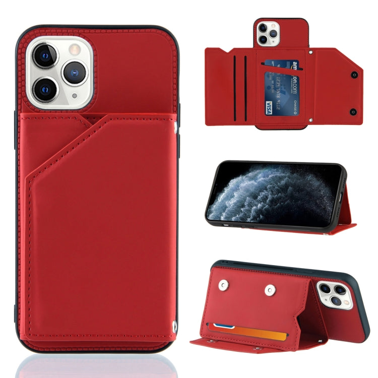 iPhone Flip Case with Card Slots, Stand & Photo Frame - Shockproof PU Leather