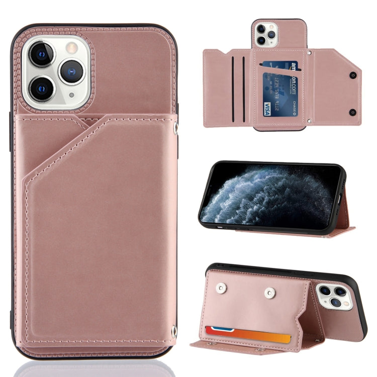 iPhone Flip Case with Card Slots, Stand & Photo Frame - Shockproof PU Leather