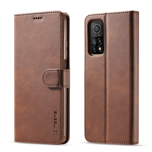 LC.IMEEKE Calf Texture Flip Leather Case – Xiaomi Mi 10 5G / Mi 10T Pro 5G / Mi 10T Lite 5G