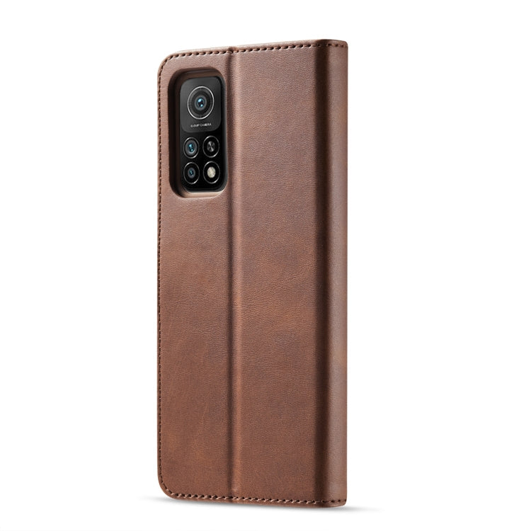 LC.IMEEKE Calf Texture Flip Leather Case – Xiaomi Mi 10 5G / Mi 10T Pro 5G / Mi 10T Lite 5G