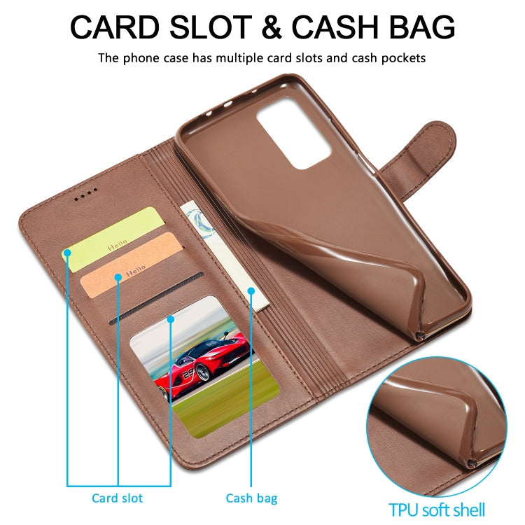 LC.IMEEKE Calf Texture Flip Leather Case – Xiaomi Mi 10 5G / Mi 10T Pro 5G / Mi 10T Lite 5G