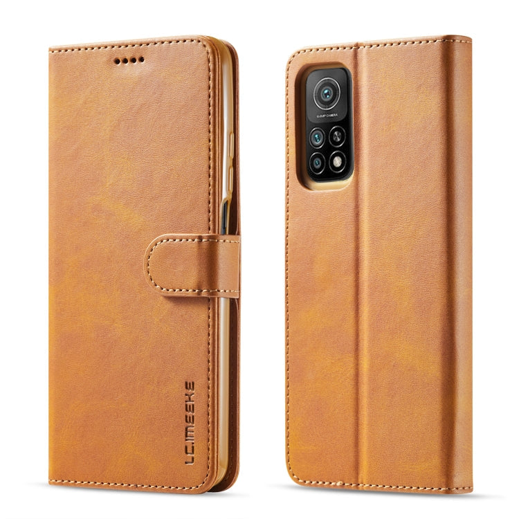 LC.IMEEKE Calf Texture Flip Leather Case – Xiaomi Mi 10 5G / Mi 10T Pro 5G / Mi 10T Lite 5G