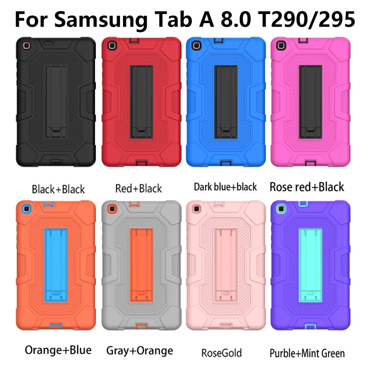 Contrast Colour Shockproof Silicone & PC Tablet Case with Stand | Samsung Galaxy Tab A 8.0 / 8.4 / 10.1