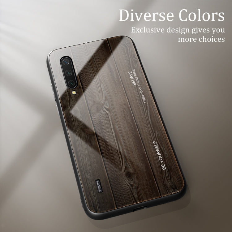 Schutzhülle aus Holzmaserung-Glas, für Xiaomi Mi CC9, für Xiaomi Poco X3 NFC, für Xiaomi Redmi K30 Pro, für Xiaomi Redmi Note 9S