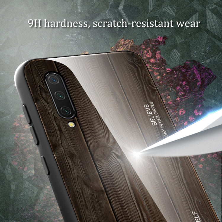 Schutzhülle aus Holzmaserung-Glas, für Xiaomi Mi CC9, für Xiaomi Poco X3 NFC, für Xiaomi Redmi K30 Pro, für Xiaomi Redmi Note 9S