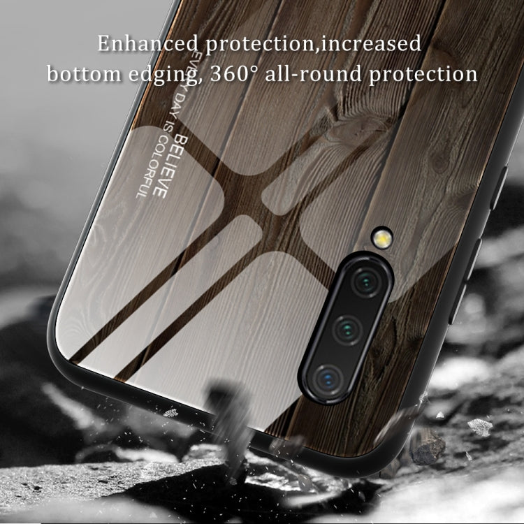 Schutzhülle aus Holzmaserung-Glas, für Xiaomi Mi CC9, für Xiaomi Poco X3 NFC, für Xiaomi Redmi K30 Pro, für Xiaomi Redmi Note 9S