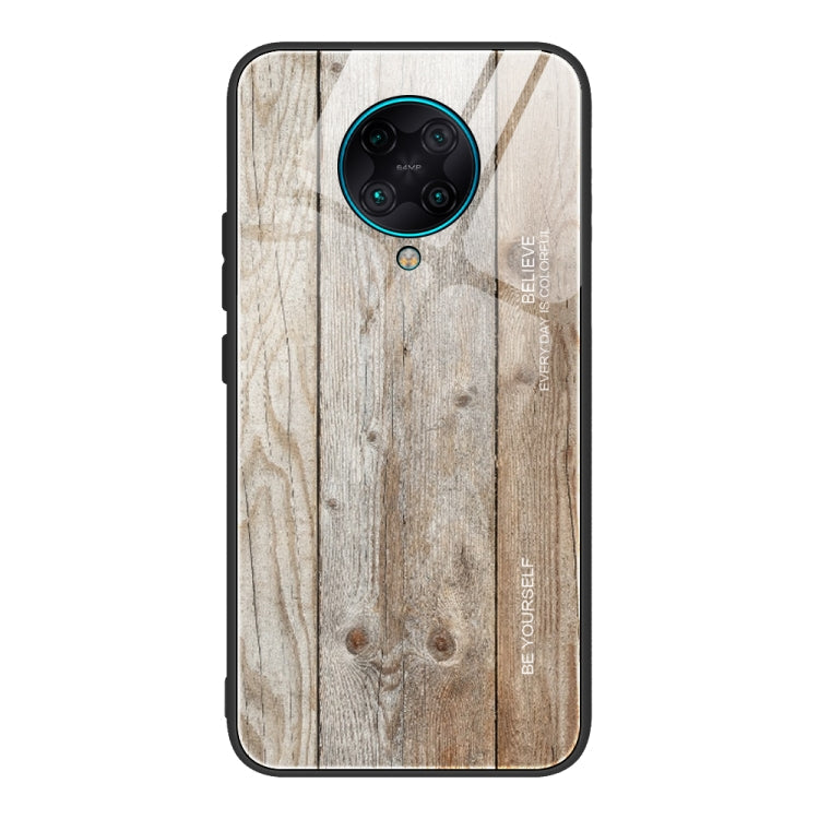 Schutzhülle aus Holzmaserung-Glas, für Xiaomi Mi CC9, für Xiaomi Poco X3 NFC, für Xiaomi Redmi K30 Pro, für Xiaomi Redmi Note 9S