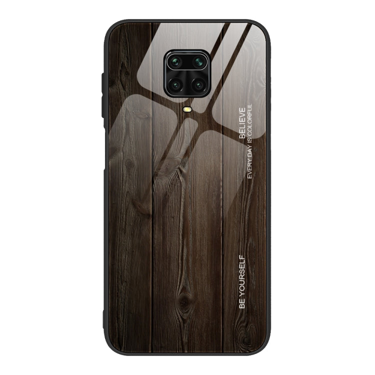 Schutzhülle aus Holzmaserung-Glas, für Xiaomi Mi CC9, für Xiaomi Poco X3 NFC, für Xiaomi Redmi K30 Pro, für Xiaomi Redmi Note 9S