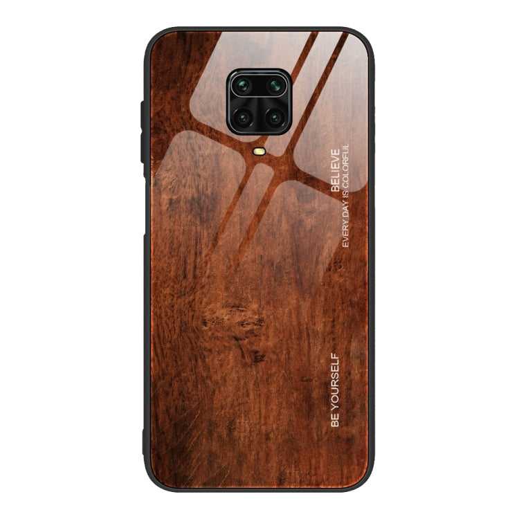 Schutzhülle aus Holzmaserung-Glas, für Xiaomi Mi CC9, für Xiaomi Poco X3 NFC, für Xiaomi Redmi K30 Pro, für Xiaomi Redmi Note 9S