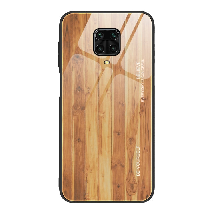 Schutzhülle aus Holzmaserung-Glas, für Xiaomi Mi CC9, für Xiaomi Poco X3 NFC, für Xiaomi Redmi K30 Pro, für Xiaomi Redmi Note 9S