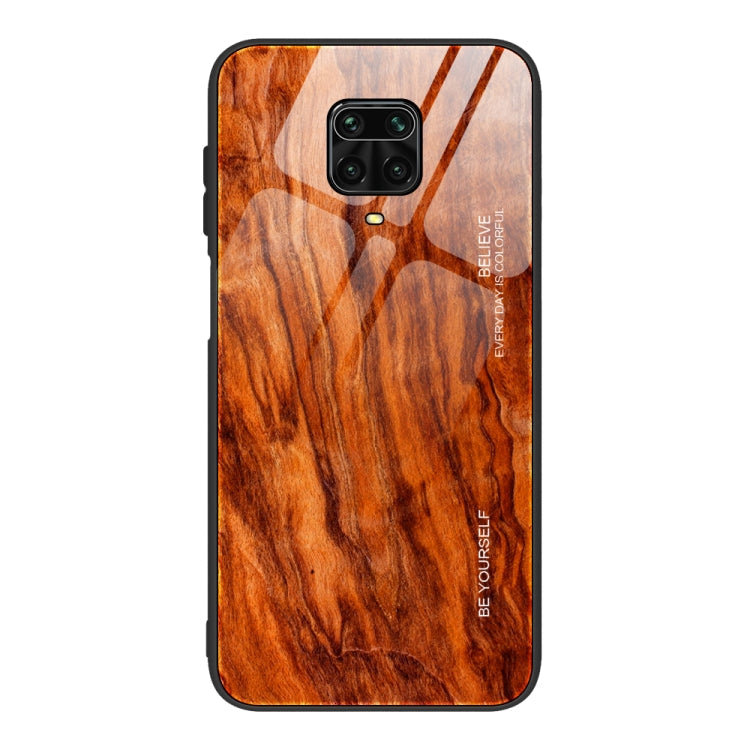 Schutzhülle aus Holzmaserung-Glas, für Xiaomi Mi CC9, für Xiaomi Poco X3 NFC, für Xiaomi Redmi K30 Pro, für Xiaomi Redmi Note 9S