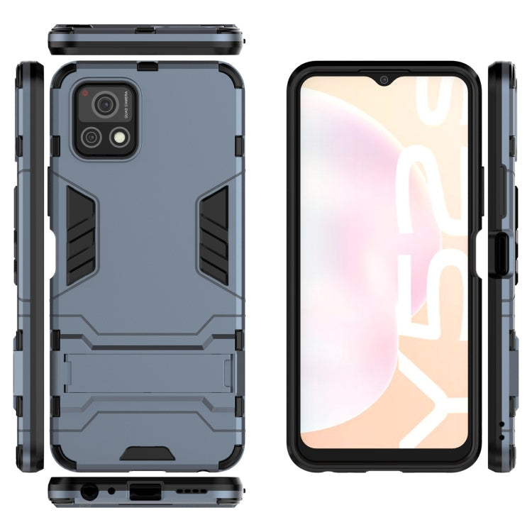 Shockproof PC & TPU Phone Case with Invisible Holder | Vivo Y52s 5G | Xiaomi Mi 11 | Samsung Galaxy A02s