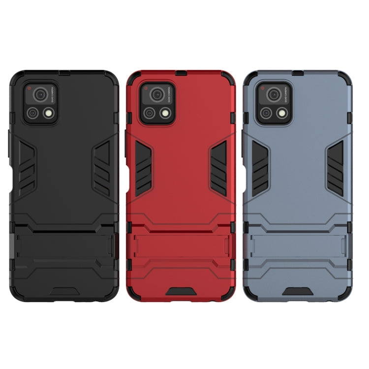 Shockproof PC & TPU Phone Case with Invisible Holder | Vivo Y52s 5G | Xiaomi Mi 11 | Samsung Galaxy A02s