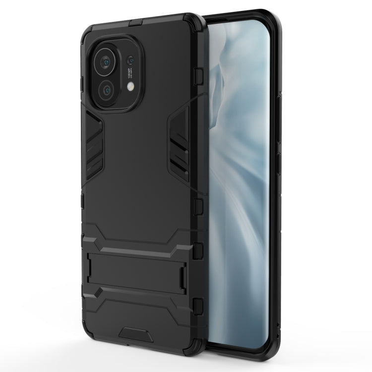 Shockproof PC & TPU Phone Case with Invisible Holder | Vivo Y52s 5G | Xiaomi Mi 11 | Samsung Galaxy A02s