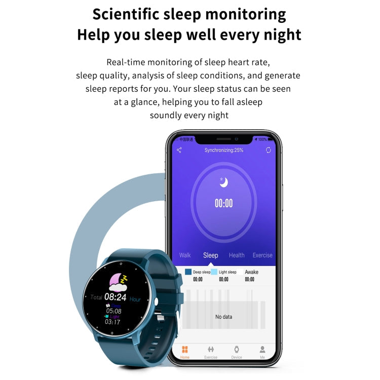 ZL02 Smart Watch – 1.28" Touch Screen, IP67 Waterproof, Heart Rate & Blood Pressure Monitor