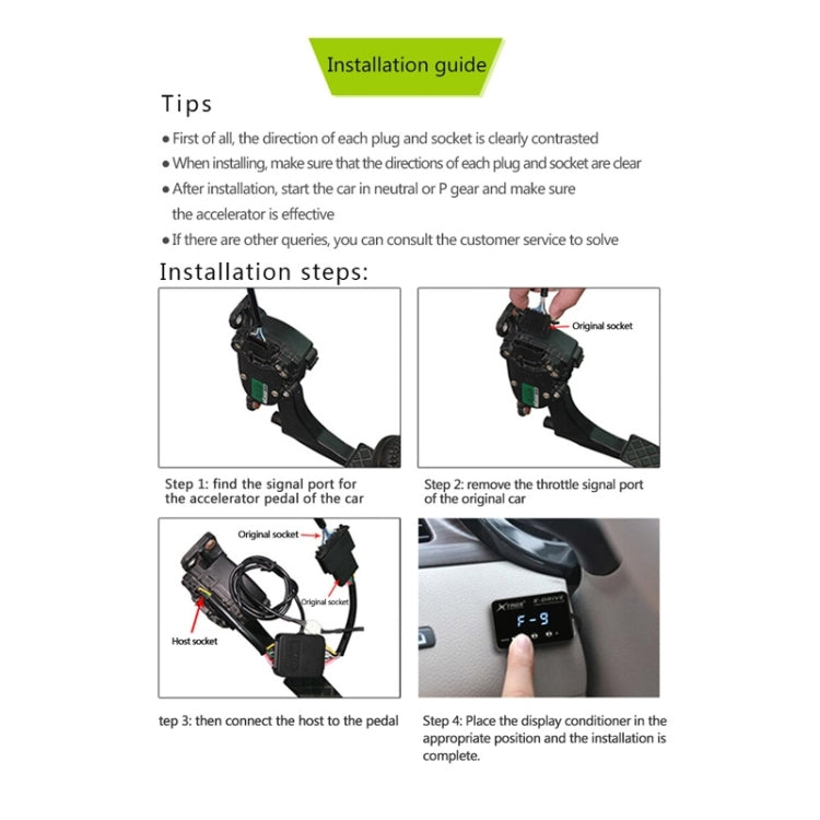TROS KS-5Drive Potent Booster Elektronische Drosselklappensteuerung, für Jeep Compass 2018-, für Jeep Renegade 2015-, für Jeep Patriot 2007-2017, für Toyota Wish 2010-, für Toyota Wigo 2017-, für Toyota Agya 2017-, für Toyota Rush 2017-