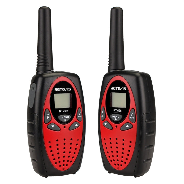 RETEVIS RT628 Children's Walkie Talkie Pair | 0.5W 446MHz 8 Channel | LCD Display | Available in Red, Black & White