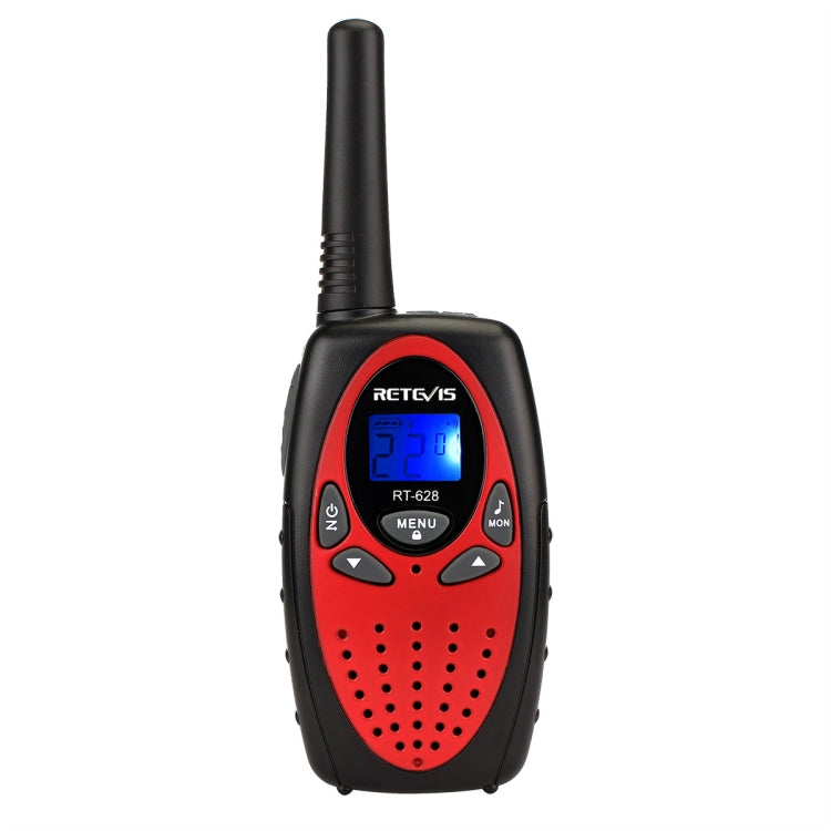 RETEVIS RT628 Children's Walkie Talkie Pair | 0.5W 446MHz 8 Channel | LCD Display | Available in Red, Black & White