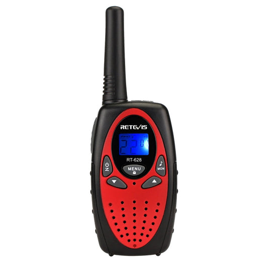 RETEVIS RT628 Children's Walkie Talkie Pair | 0.5W 446MHz 8 Channel | LCD Display | Available in Red, Black & White