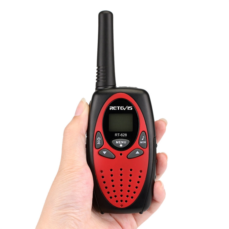 RETEVIS RT628 Children's Walkie Talkie Pair | 0.5W 446MHz 8 Channel | LCD Display | Available in Red, Black & White