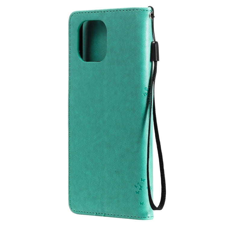 Tree & Cat Pattern PU Leather Flip Case with Card Slots & Wallet – Xiaomi Mi 11 Lite 5G