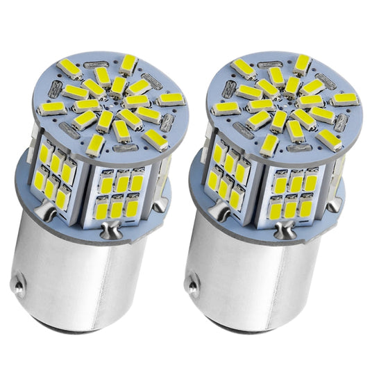 1156 54-SMD LED-Lampenpaar – 6000K Weißes Auto-Rückfahr- und Blinkerlicht (9–14V, IP65, 1080LM)
