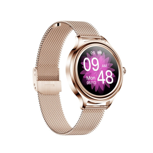 Reloj inteligente ZX10 para mujer - Pantalla HD de 1.09", monitor de ritmo cardíaco y oxígeno en sangre, resistente al agua IP68