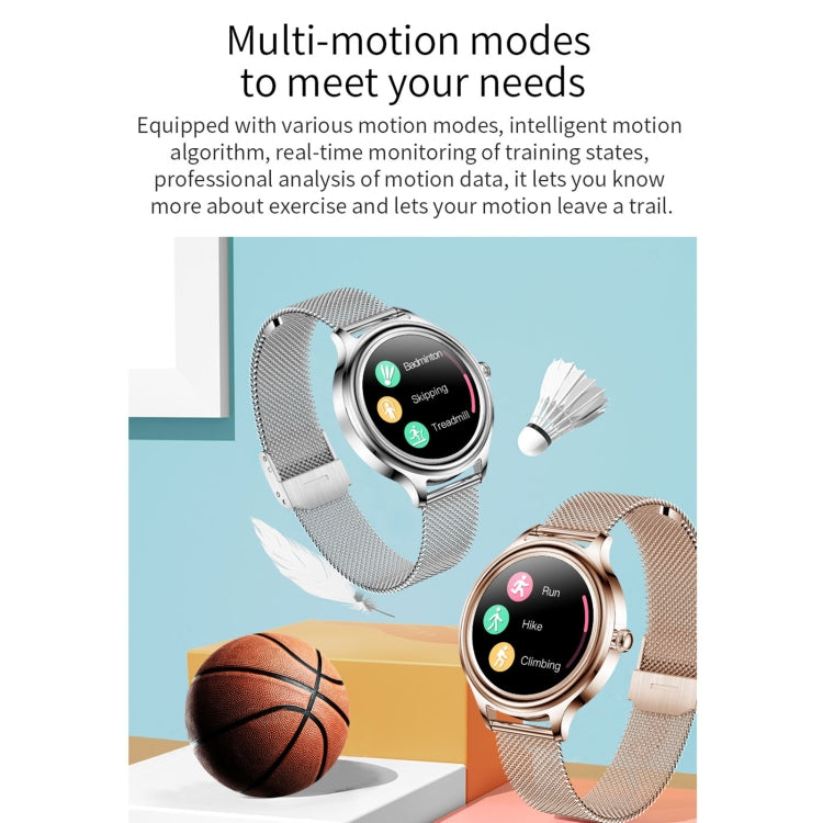 ZX10 Women's Smart Watch - 1.09" HD Display, Heart Rate & Blood Oxygen Monitor, IP68 Waterproof