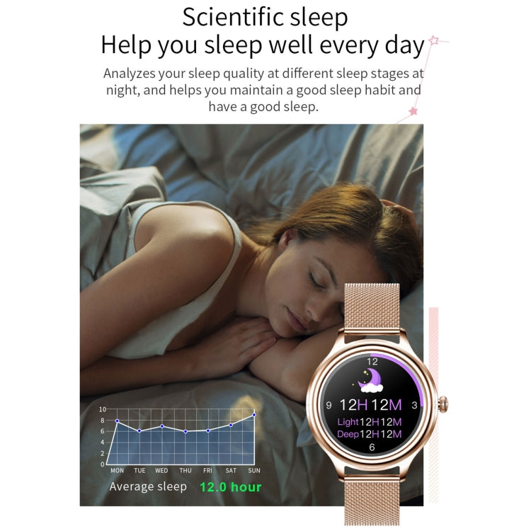 ZX10 Women's Smart Watch - 1.09" HD Display, Heart Rate & Blood Oxygen Monitor, IP68 Waterproof