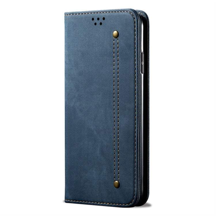 Denim Texture Flip Leather Wallet Case – Xiaomi Redmi 8A / Samsung Galaxy A10s