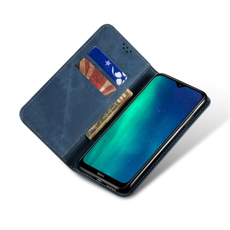 Denim Texture Flip Leather Wallet Case – Xiaomi Redmi 8A / Samsung Galaxy A10s