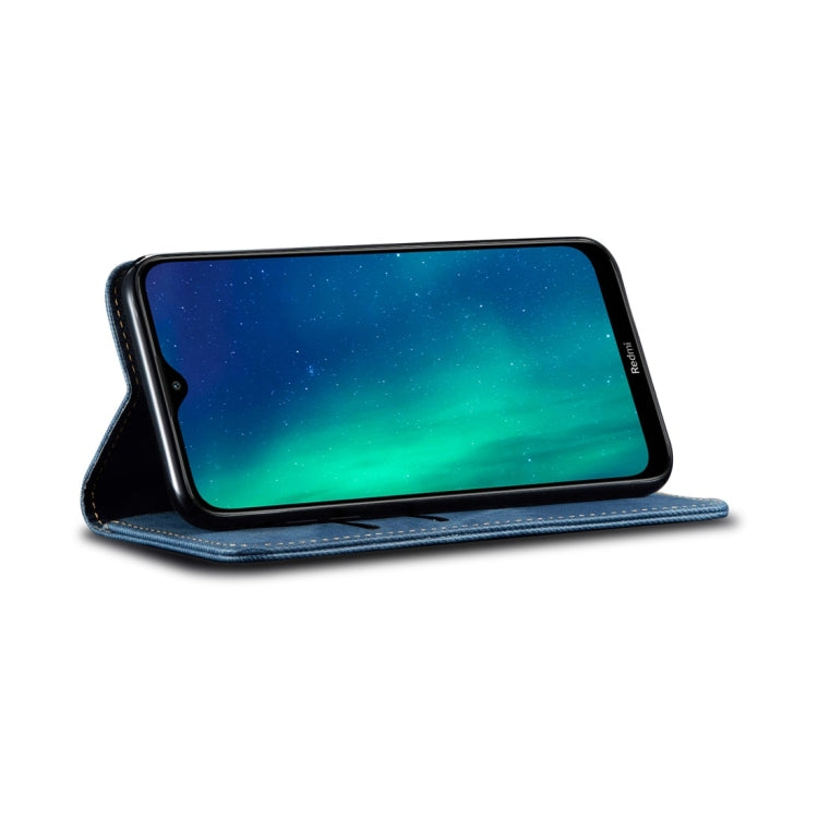 Denim Texture Flip Leather Wallet Case – Xiaomi Redmi 8A / Samsung Galaxy A10s
