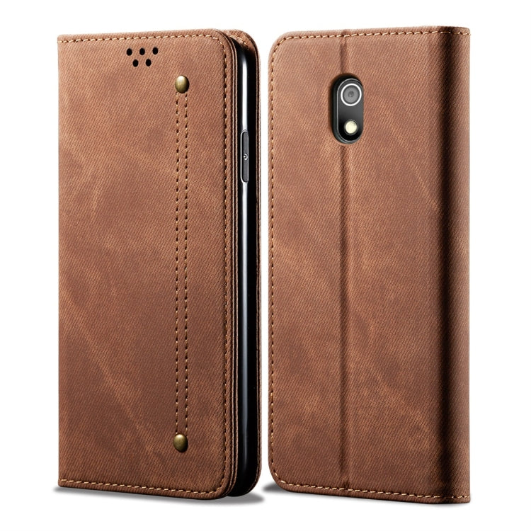 Denim Texture Flip Leather Wallet Case – Xiaomi Redmi 8A / Samsung Galaxy A10s