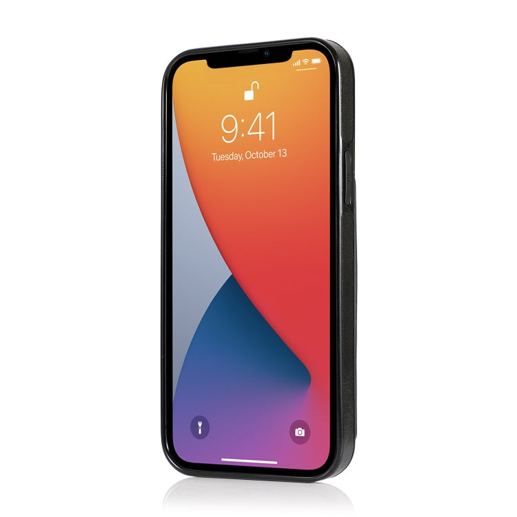 Shockproof PU & TPU iPhone 13 Case with Card Slots & Kickstand