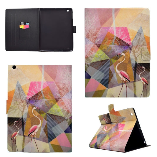 Funda de cuero con tapa horizontal de TPU con soporte y ranura para tarjetas y función de encendido/apagado automático, para iPad 4, para iPad 10.2 / 10.5, para iPad 9.7 (2017)