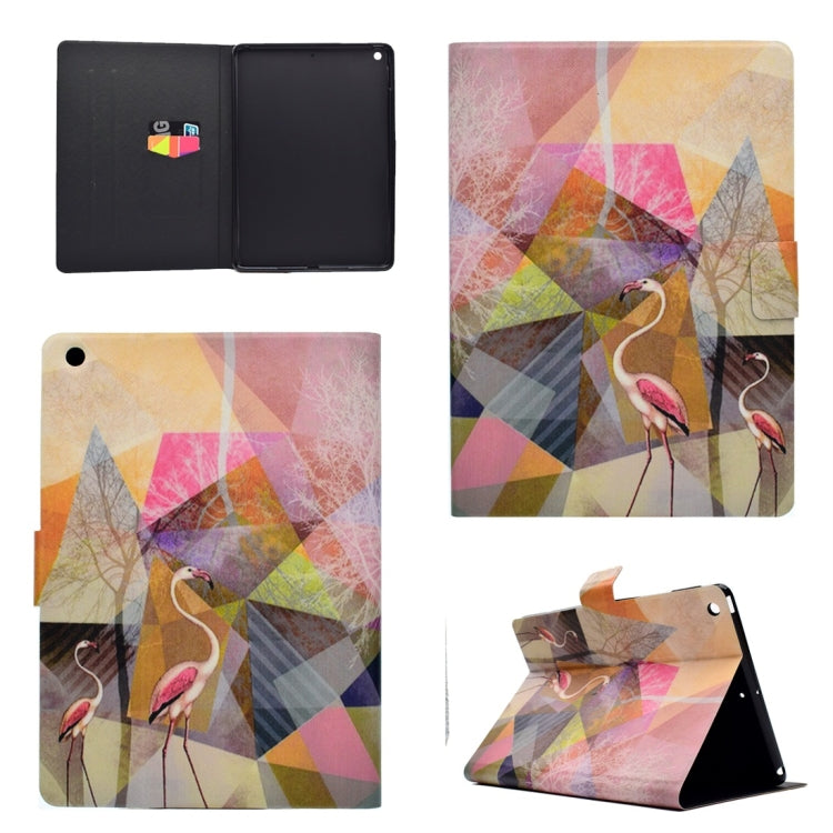 Funda de cuero con tapa horizontal de TPU con soporte y ranura para tarjetas y función de encendido/apagado automático, para iPad 4, para iPad 10.2 / 10.5, para iPad 9.7 (2017)