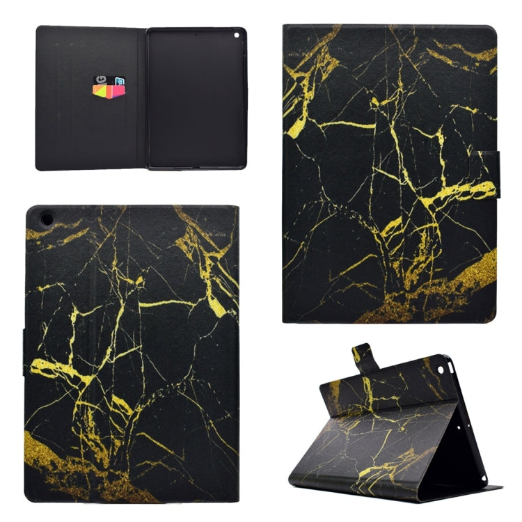 Funda de cuero con tapa horizontal de TPU con soporte y ranura para tarjetas y función de encendido/apagado automático, para iPad 4, para iPad 10.2 / 10.5, para iPad 9.7 (2017)