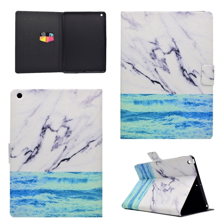 Funda de cuero con tapa horizontal de TPU con soporte y ranura para tarjetas y función de encendido/apagado automático, para iPad 4, para iPad 10.2 / 10.5, para iPad 9.7 (2017)