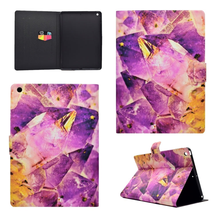 Funda de cuero con tapa horizontal de TPU con soporte y ranura para tarjetas y función de encendido/apagado automático, para iPad 4, para iPad 10.2 / 10.5, para iPad 9.7 (2017)