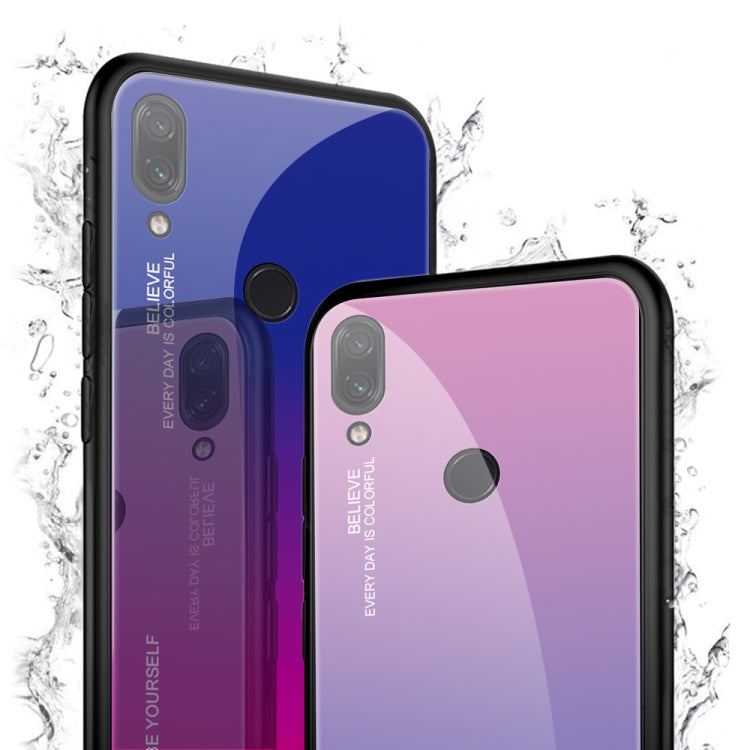 Gradient Colour Glass Phone Case – Xiaomi Redmi Note 7 / Huawei Mate 20 / Huawei P30 Lite