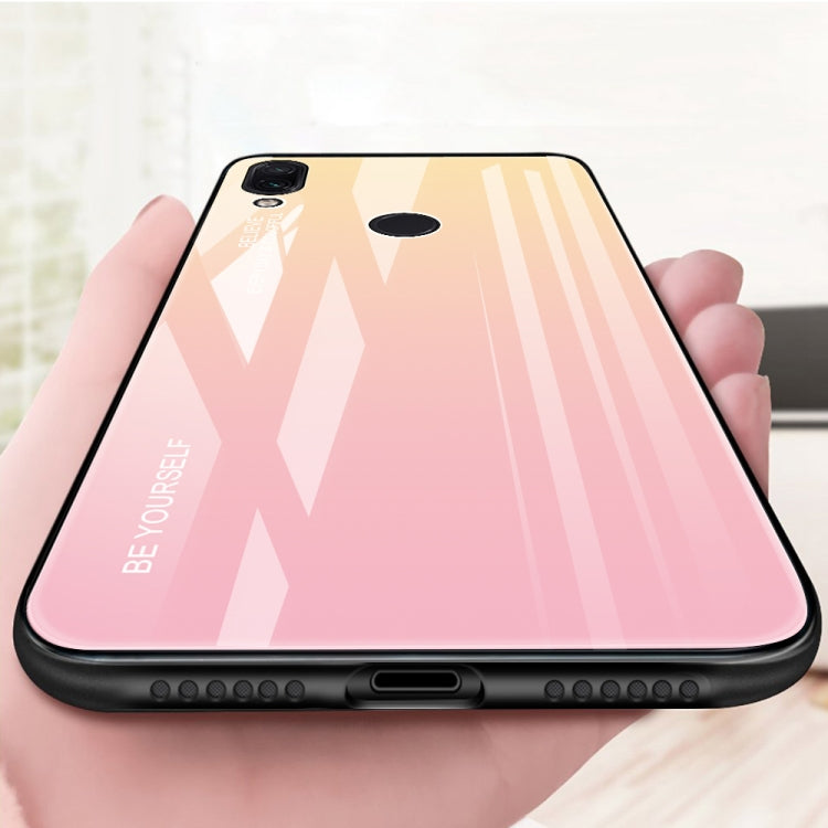 Gradient Colour Glass Phone Case – Xiaomi Redmi Note 7 / Huawei Mate 20 / Huawei P30 Lite