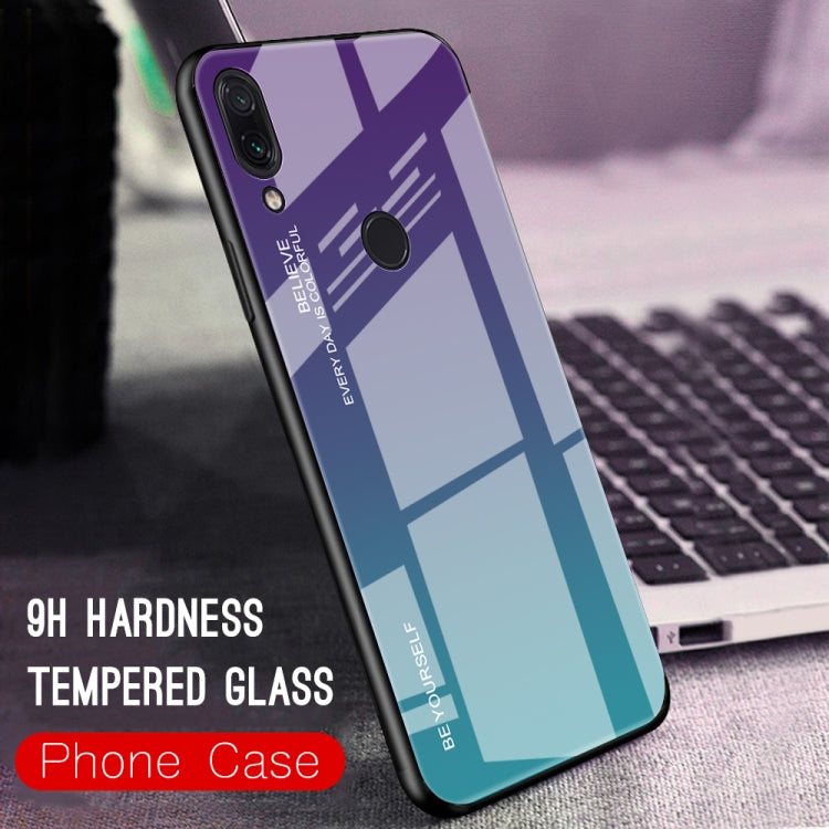 Gradient Colour Glass Phone Case – Xiaomi Redmi Note 7 / Huawei Mate 20 / Huawei P30 Lite