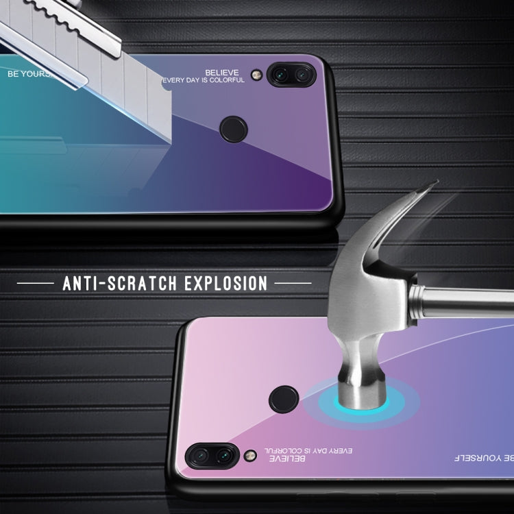 Gradient Colour Glass Phone Case – Xiaomi Redmi Note 7 / Huawei Mate 20 / Huawei P30 Lite