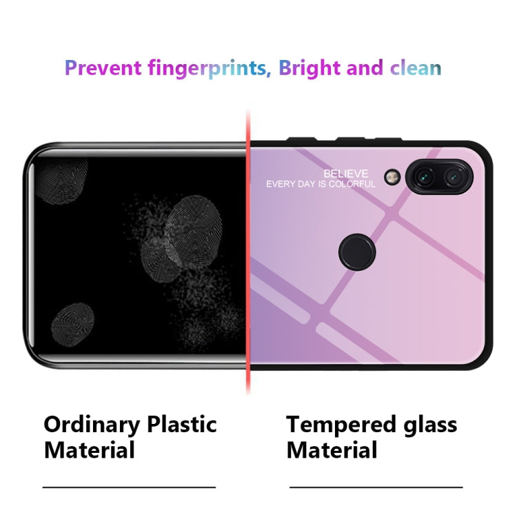 Gradient Colour Glass Phone Case – Xiaomi Redmi Note 7 / Huawei Mate 20 / Huawei P30 Lite