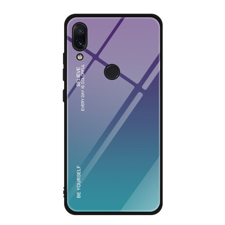 Gradient Colour Glass Phone Case – Xiaomi Redmi Note 7 / Huawei Mate 20 / Huawei P30 Lite